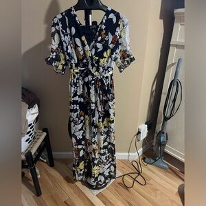 Great dress very chic very comfortable and not need to iron